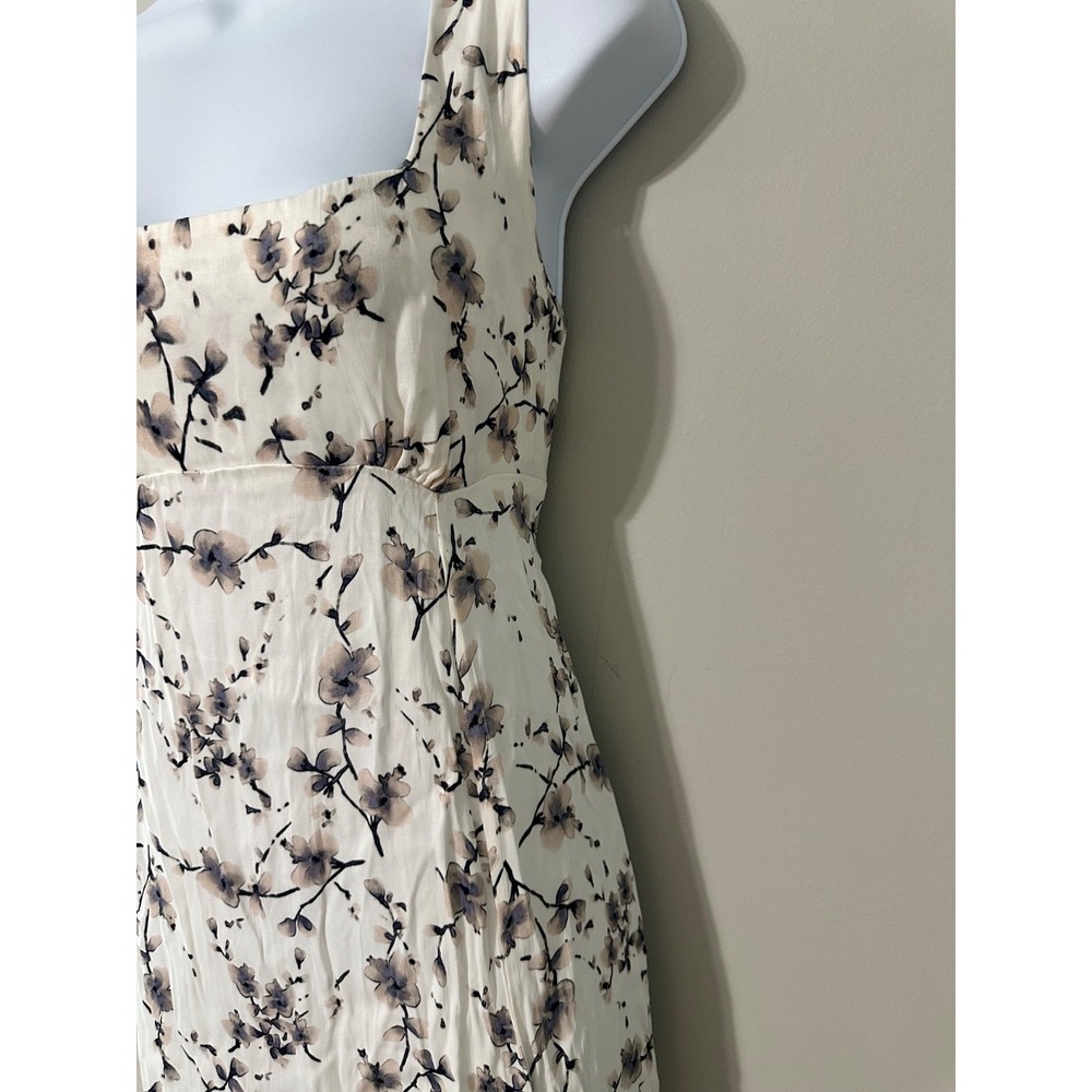 OHSEVENDAYS FLORAL CAROLINE DRESS VISCOSE SATIN EUC SIZE M‎ - Picture 3 of 10